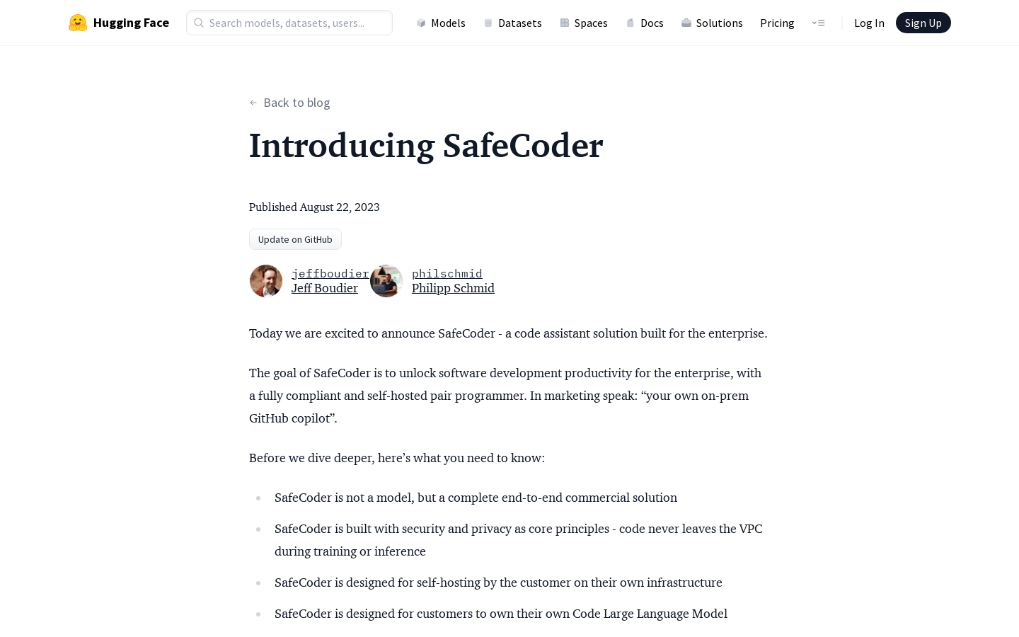 SafeCoder (AI code generation tools) illustration 