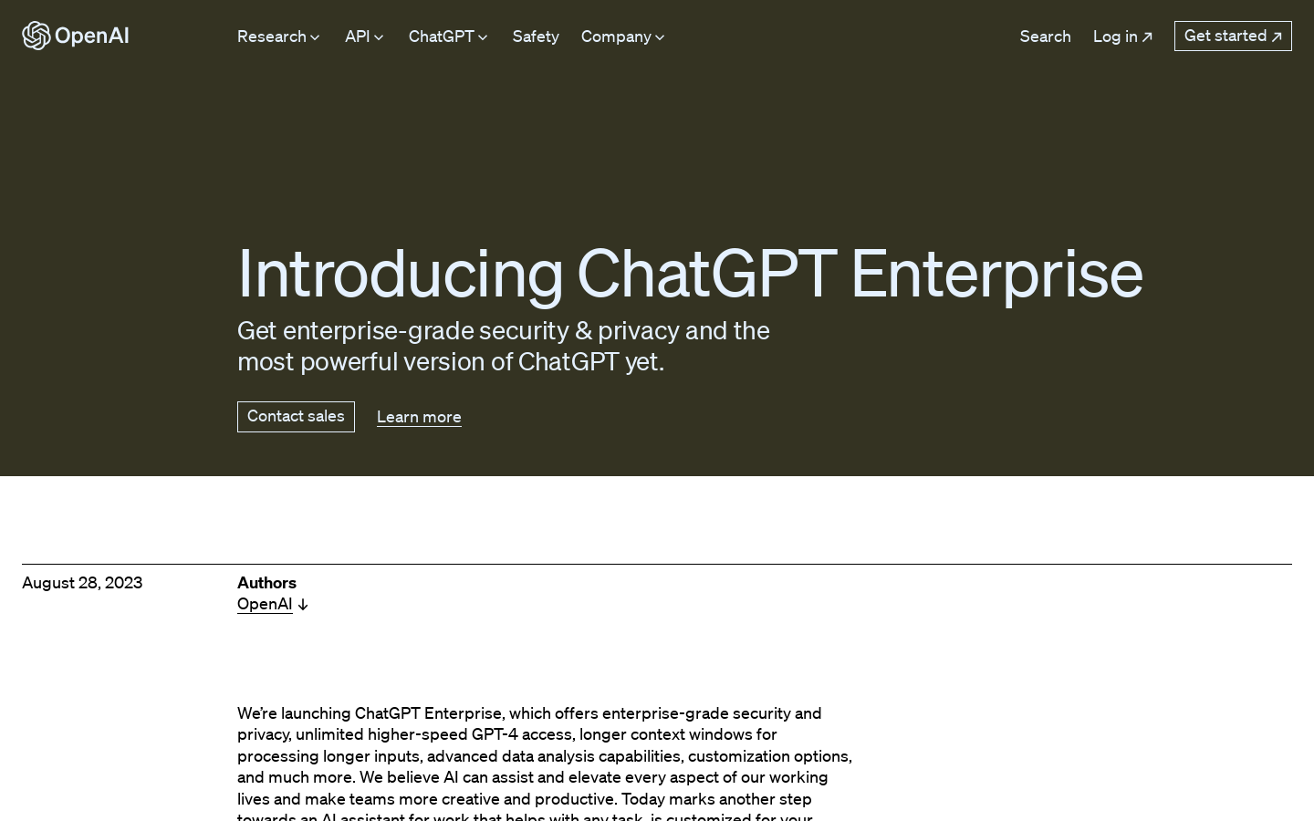 ChatGPT Enterprise illustration 