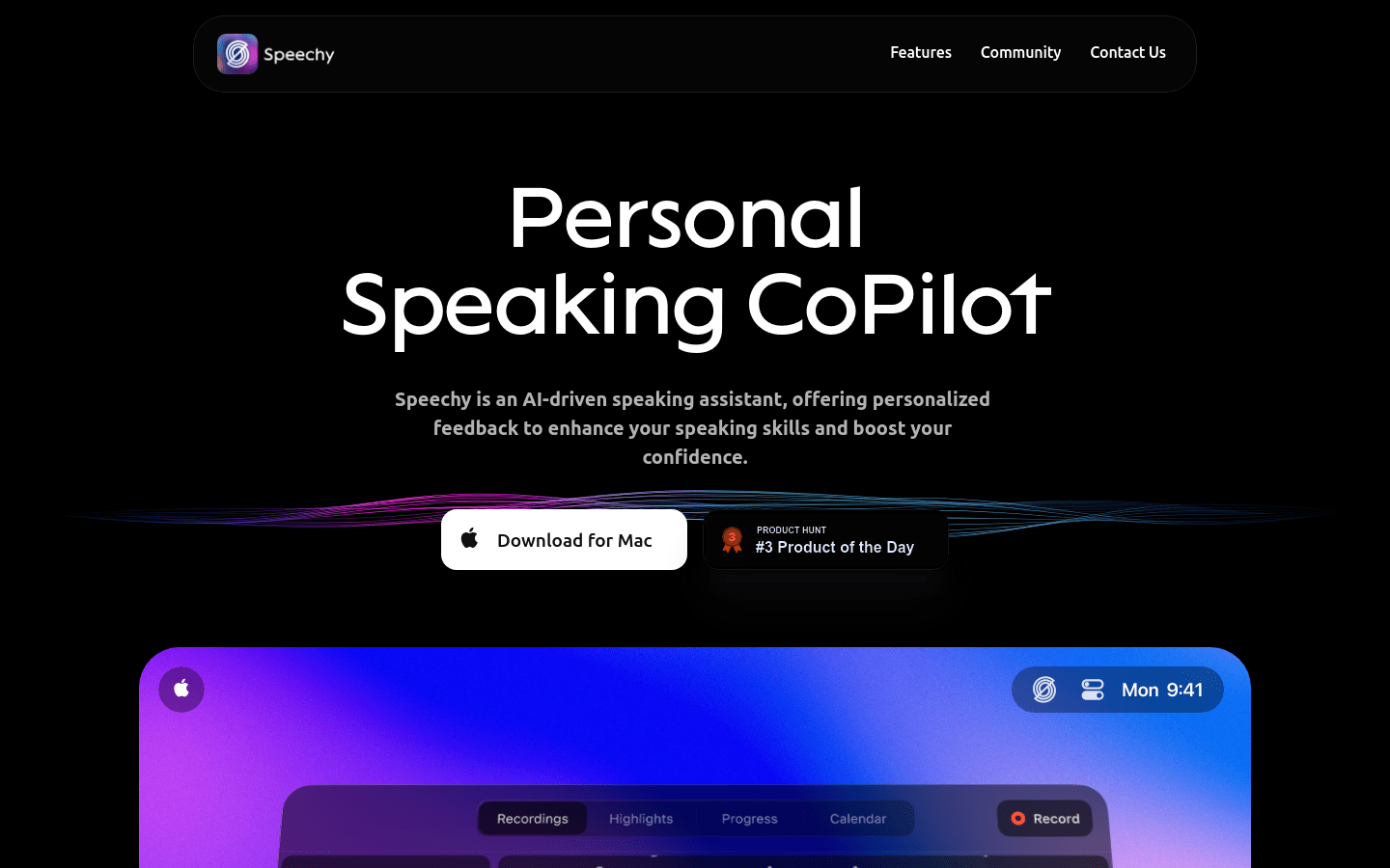 Speechy 1.0 (AI-Powered Oral Assistant) illustration 