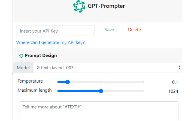 GPT Extension (Customize GPT-3 API custom prompts) illustration 