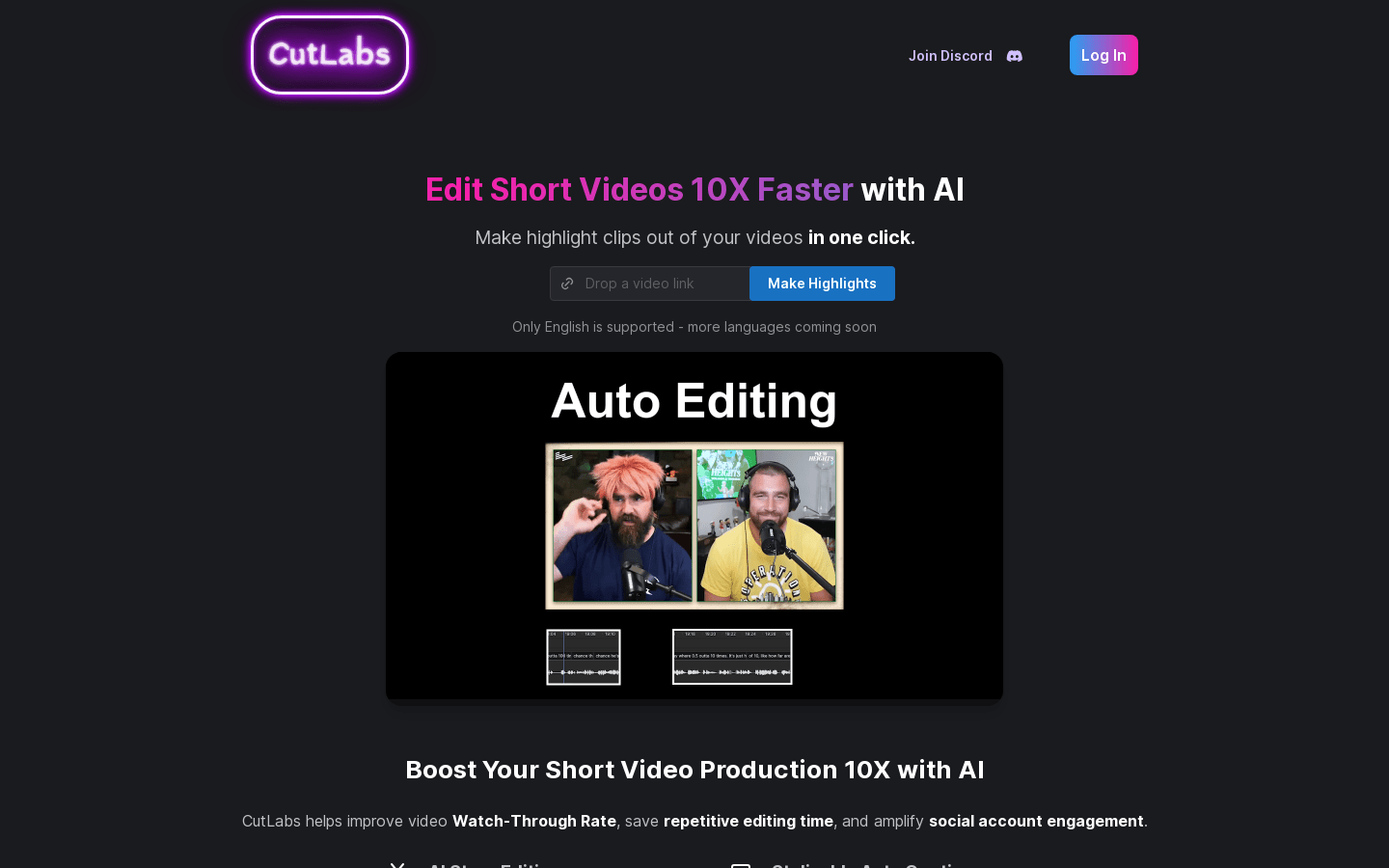 cutlabs.ai (AI generates video clips) illustration 