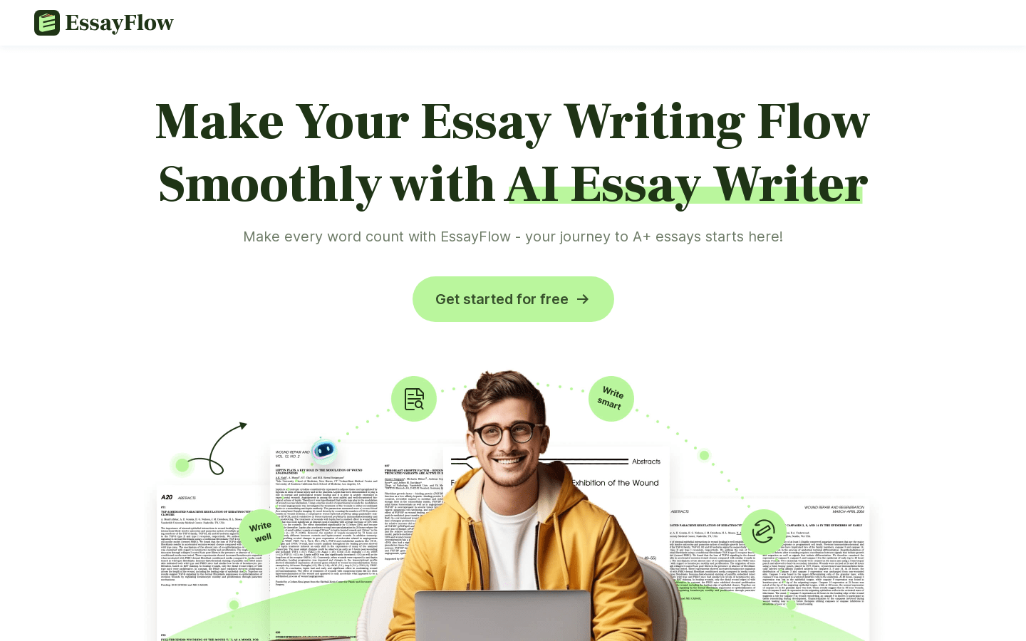 EssayFlow ai (AI writing assistant) illustration 